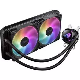 Система охлаждения жидкостная ASUS ROG STRIX LC II 280 ARGB 1200/115x/2011/2011-3/2066/AM4/TR4 (al+cu, 2*140mm fan, 700-2100rpm, 102.3 CFM, 35.7 dBA)