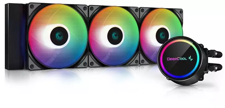 Система охлаждения жидкостная Deepcool GAMMAXX L360 A-RGB LGA20XX/1700/1200/115X/AM5/AM4 (TDP 220W, A-RGB Lighting, Anti-Leak edition, PWM, TRIPLE FAN