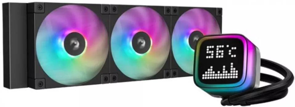 Система охлаждения жидкостная Deepcool LP360 LGA1851/1700/1200115x/AM4/AM5 (3*120mm, 600-2400rpm, 72.04CFM, 38.71dBa)
