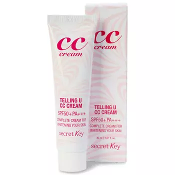 SECRET KEY СС-Крем для лица осветляющий TELLING U CC CREAM SPF50+ PA+++ 30.0