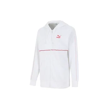 Puma Повседневная спортивная трикотажная дышащая куртка с капюшоном женская куртка белая 531700-02 XL