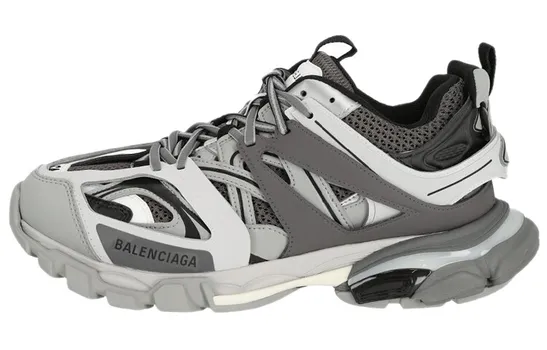 Кроссовки Balenciaga Track 1.0 Men, светло-серый/серый/белый/черный
