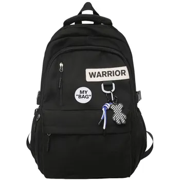 Нейлоновый рюкзак Warrior, стандартный, унисекс, черный/белый