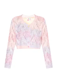 Вязаный кардиган IZIA, цвет Orchid/Light purple