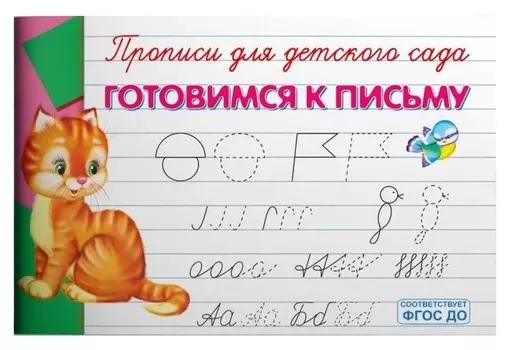 Прописи для детского сада «Готовимся к письму»