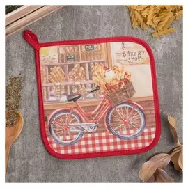 Прихватка "Bakery House" 19х19 саржа,100% х/л,ватин 250г/м2