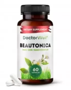 DoctorWell - Комплекс витаминов и минералов для кожи, волос и ногтей Beautonica, 60 капсул