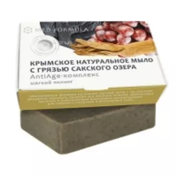 Дом Природы - Мыло на основе грязи Сакского озера AntiAge-Комплекс, 100 гр