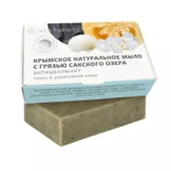 Дом Природы - Мыло на основе грязи Сакского озера, Антицеллюлит, 100 г