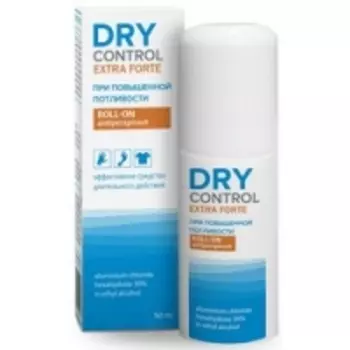 Dry Control Extra Forte - Антиперспирант роликовый от обильного потоотделения 30%, 50 мл