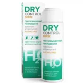 Dry Control Forte H2O - Антиперспирант без спирта от обильного потоотделения 20%, 50 мл