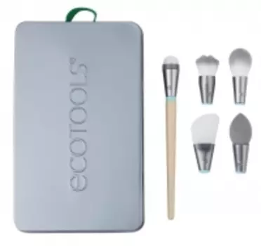 Eco Tools Wake Up And Glow Brush Set - Набор аксессуаров и кистей для макияжа, 1 шт