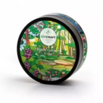 EcoCraft - Скраб для тела, Черная смородина и смола, 150мл