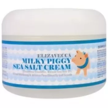 Elizavecca Milky Piggy Sea Salt Cream - Крем для лица увлажняющий с морской солью, 100 мл