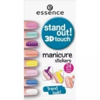 essence Stand Out 3D Touch Manicure Stickers - Наклейки для ногтей 01