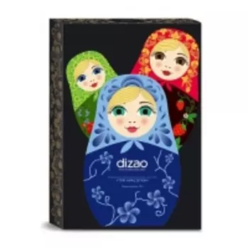 Dizao - Подарочный набор масок для лица, шеи и век "Три красотки", 3 шт