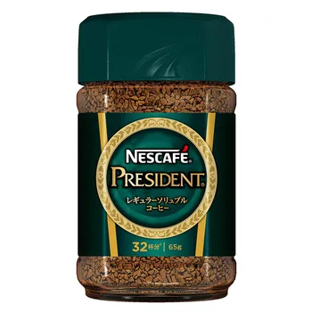 Nescafe President 65 г обычного растворимого кофе (32 чашки), бутылка,