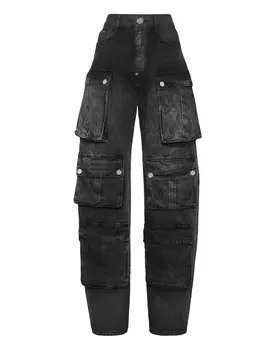 Джинсы-карго хлопковые PHILIPP PLEIN