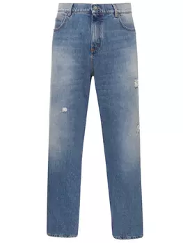 Джинсы Losse Fit хлопковые BALMAIN