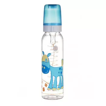 Canpol Тритановая бутылочка Cheerful animals с силиконовой соской (BPA 0%) 12+, 250 мл (Canpol, Бутылочки)