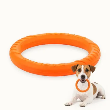 Pet hobby Игрушка для собак Кольцо крохотное TugAndTwist, диаметр 12,5 см, оранжевое