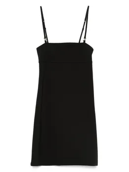 Платье мини с вырезами SPORTMAX, черный