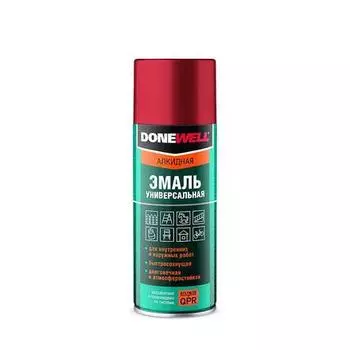 DONEWELL DW-1013 Эмаль DONEWELL универсальная, жёлтая