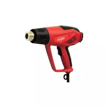ELITECH ТВ 2000ЖК Фен строительный (2000Вт,120-500л\м,50-600грС,гр/Фаренгейты,0.75кг,чем,4 нас,скребок,шпатель,LCD-дис
