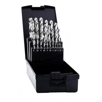 Exact GQ-32292 Набор сверл 1.0-13.0 х 0,5 мм 25пр. HSS-G Spiralbohrer (Metall)