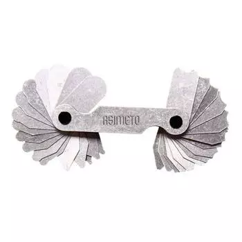 ASIMETO 605-44-1 Набор радиусных шаблонов 1/64"-1/2" из 25 шт