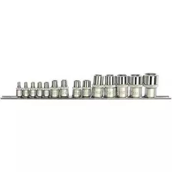Force 4158 1/2" 3/8"1/4" н-р головок типа Е 15пр (Е4-Е24)