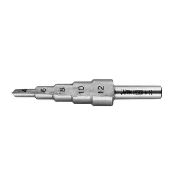 GARWIN INDUSTRIAL 102560-4-12-5 Сверло ступенчатое 4,0-12,0 мм, 5 ступеней, HSS-Co5