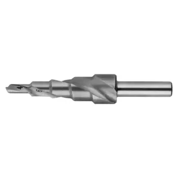 GARWIN INDUSTRIAL 102580-4-12-5 Сверло ступенчатое 4,0-12,0 мм, 5 ступеней, HSS-Co5, со спиральной канавкой