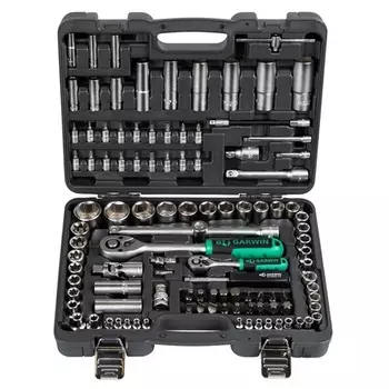 GARWIN PRO 641080 Набор ручных инструментов 1/4" и 1/2" 6 гр. 108 предметов