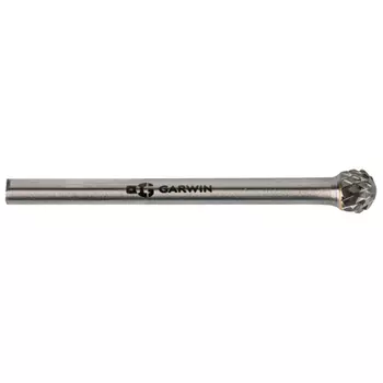 GARWIN INDUSTRIAL 900597-4*3,4*45 Борфреза сферическая 4x3,4x45 мм, VHM, DM, форма D (серия 900597)