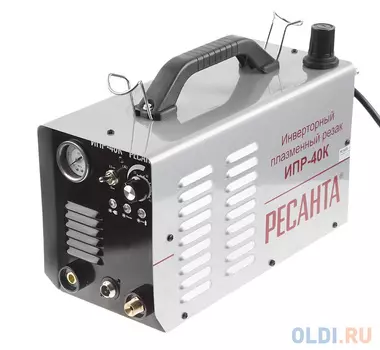 Инверторный плазменный резак РЕСАНТА ИПР-40К 220В толщ.резки: 12мм-сталь 7мм-нерж. 6мм-алюм.