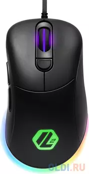 Игровая мышь Sharkoon Light2 100 (PixArt PMW 3325, 6 кнопок, 5000 dpi, USB, RGB подсветка)