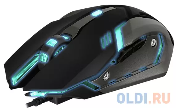 Игровая мышь SVEN RX-G740 USB (5+1кл. бесш. кл. 800-2400DPI, SoftTouch, подсветка, игров. упак)