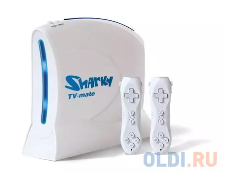 Игровая приставка Defender Sharky TVmate (белый) 60в1 ТВ приставка, 16 бит