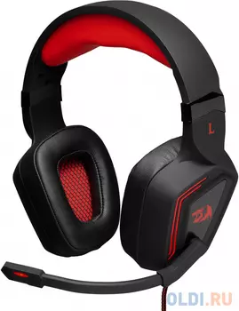 Игровая гарнитура Muses 2 объемный звук 7.1, кабель 2 м Redragon