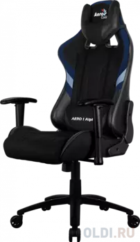 Кресло для геймеров Aerocool AERO 1 Alpha чёрный синий
