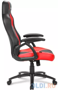 Игровое кресло Sharkoon Shark Skiller SGS1 чёрно-красное (синтетическая кожа, регулируемый угол наклона, механизм качания)