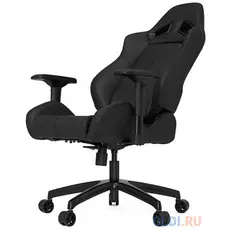 Игровое кресло Vertagear SL5000 чёрное (ПВХ-кожа, регулируемый угол наклона, механизм качания)