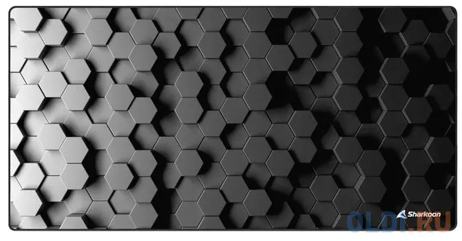 Игровой коврик для мыши Sharkoon Skiller SGP30 BIG HEX (1200 x 600 x 2,5 мм, обмётка, текстиль, резина)