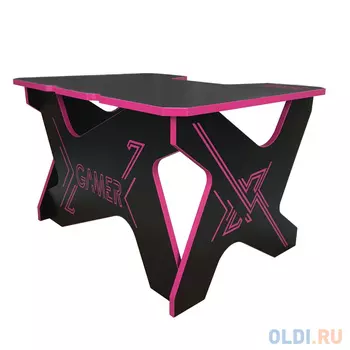 Игровой стол Generic Comfort Gamer Mini Seven/DS/NV чёрно-фиолетовый (ЛДСП Е1, 120 x 90 x 75)