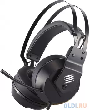 Игровые наушники Mad Catz F.R.E.Q. 2 черные (USB, 40 мм неодимовые магниты, 32 Ом, 20 ~ 20000 Гц, микрофон)