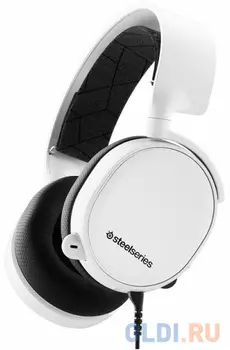 Игровая гарнитура проводная Steelseries Arctis 3 2019 Edition белый черный