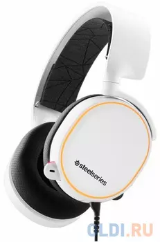 Игровая гарнитура проводная Steelseries Arctis 5 2019 Edition белый черный