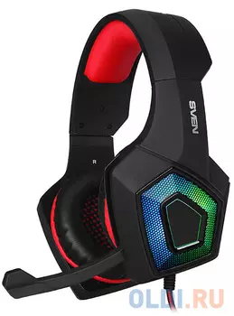 Игровая гарнитура проводная Sven AP-U880MV черный SV-016739