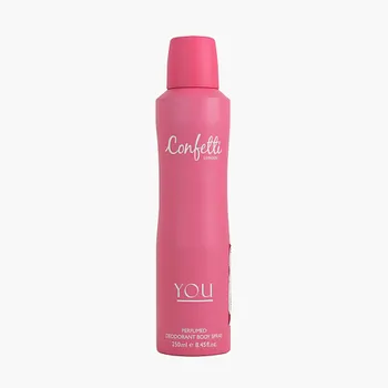 CONFETTI Дезодорант-спрей для тела парфюмированный Pastel You